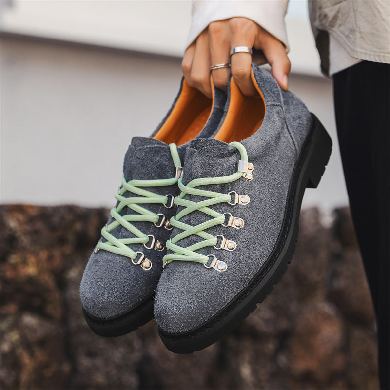 Chaussures décontractées rétro à semelle épaisse