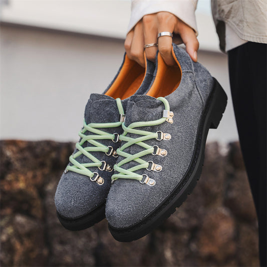Chaussures décontractées rétro à semelle épaisse