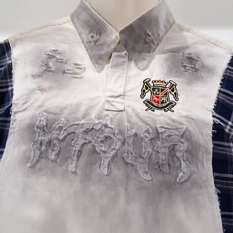 T-shirt en coton à manches courtes pour homme style streetwear