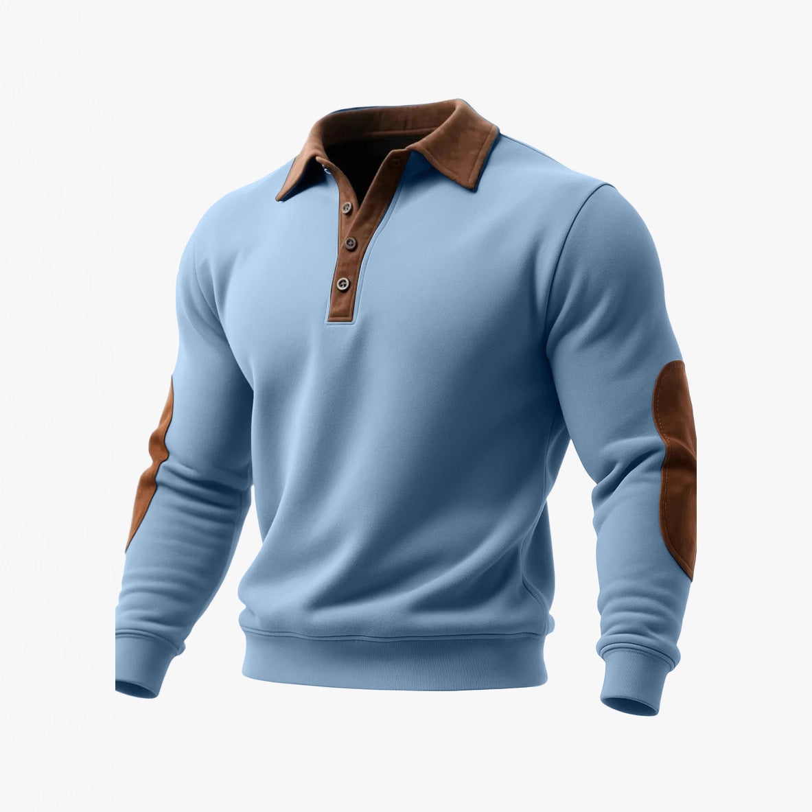 Sweat-shirt à demi-fermeture éclair