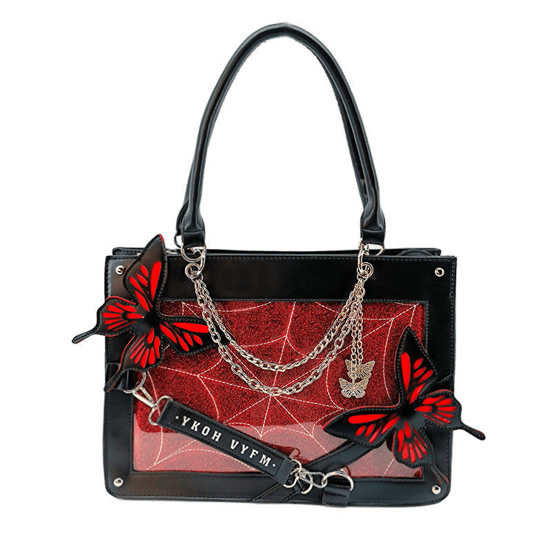Sac fourre-tout labyrinthe de papillons gothique