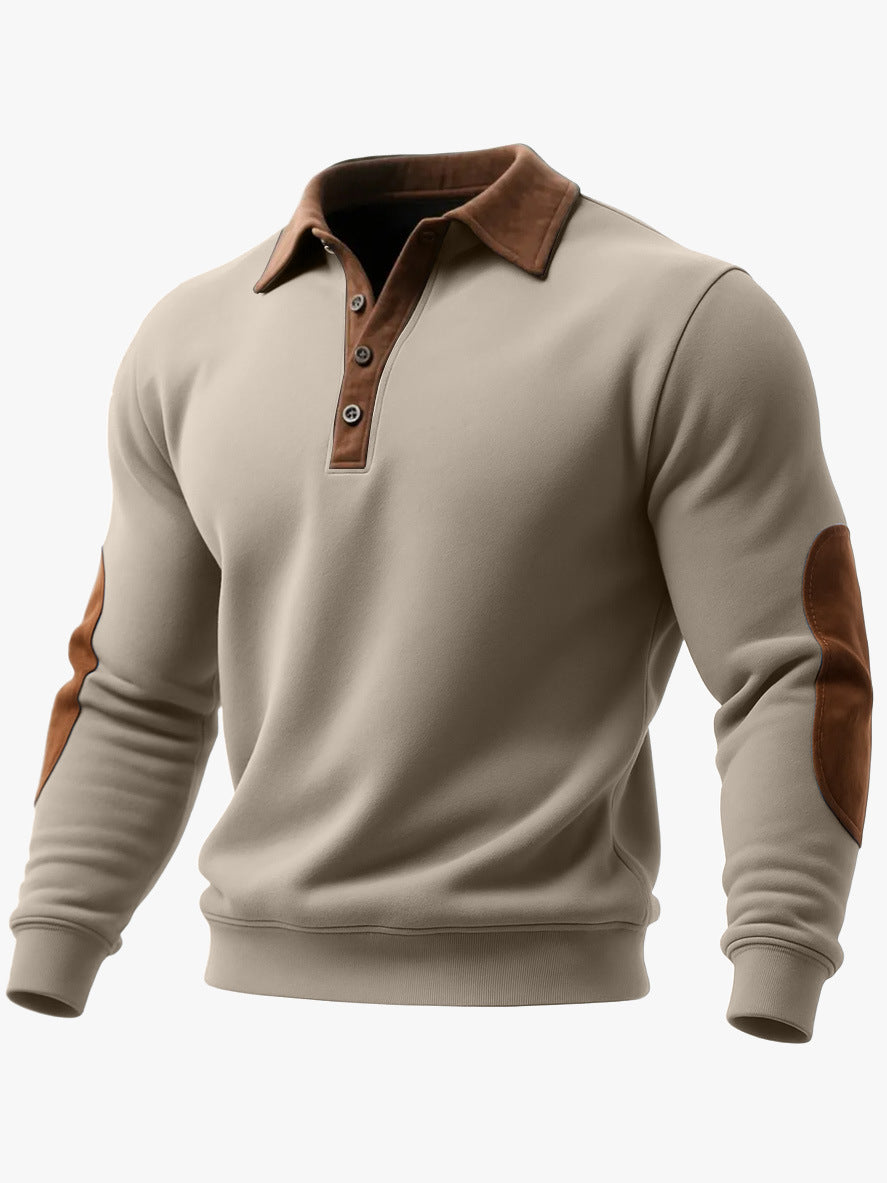 Sweat-shirt à demi-fermeture éclair