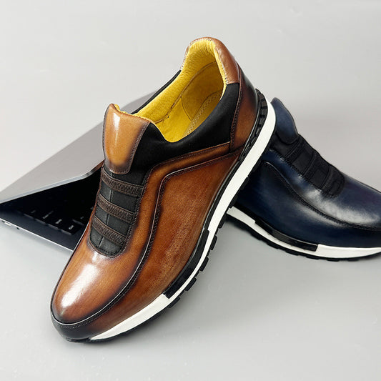 Chaussures en cuir décontractées pour hommes