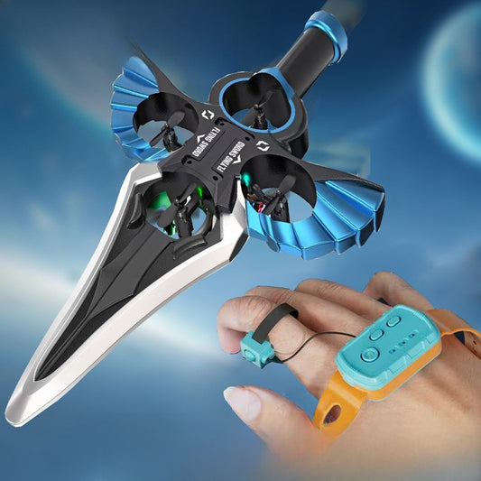 Jouet Épée Volante Télécommandée en Mousse avec Montre/Manette