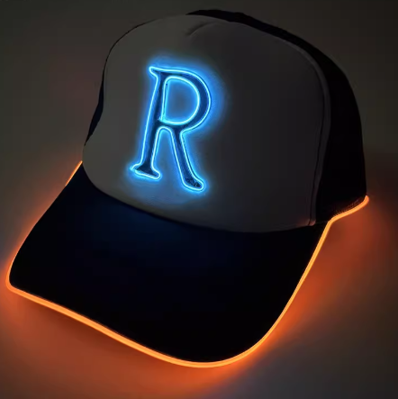 Casquette de baseball lumineuse à LED