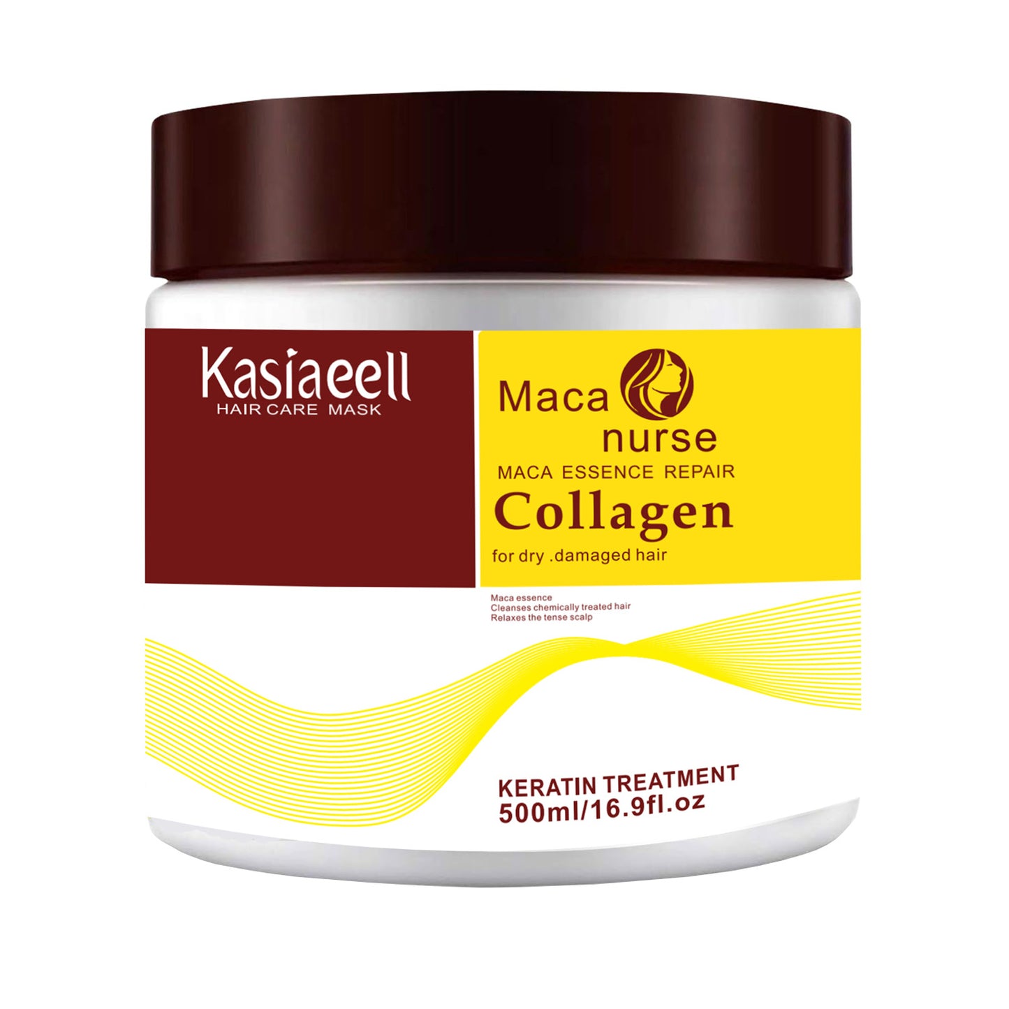 Shampoing masque capillaire au collagène