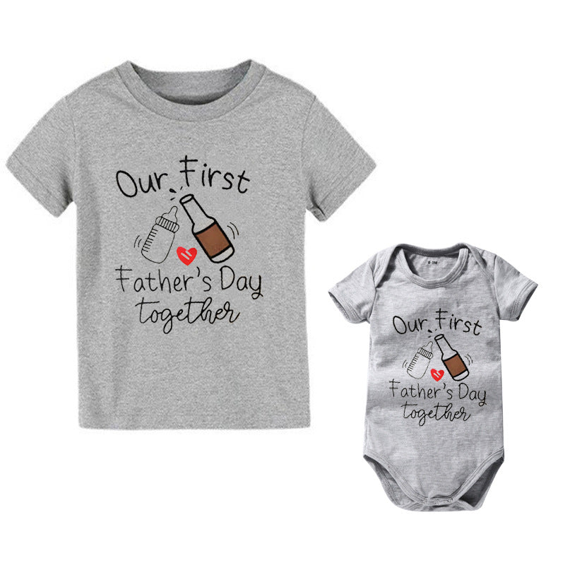 T-shirt parent-enfant