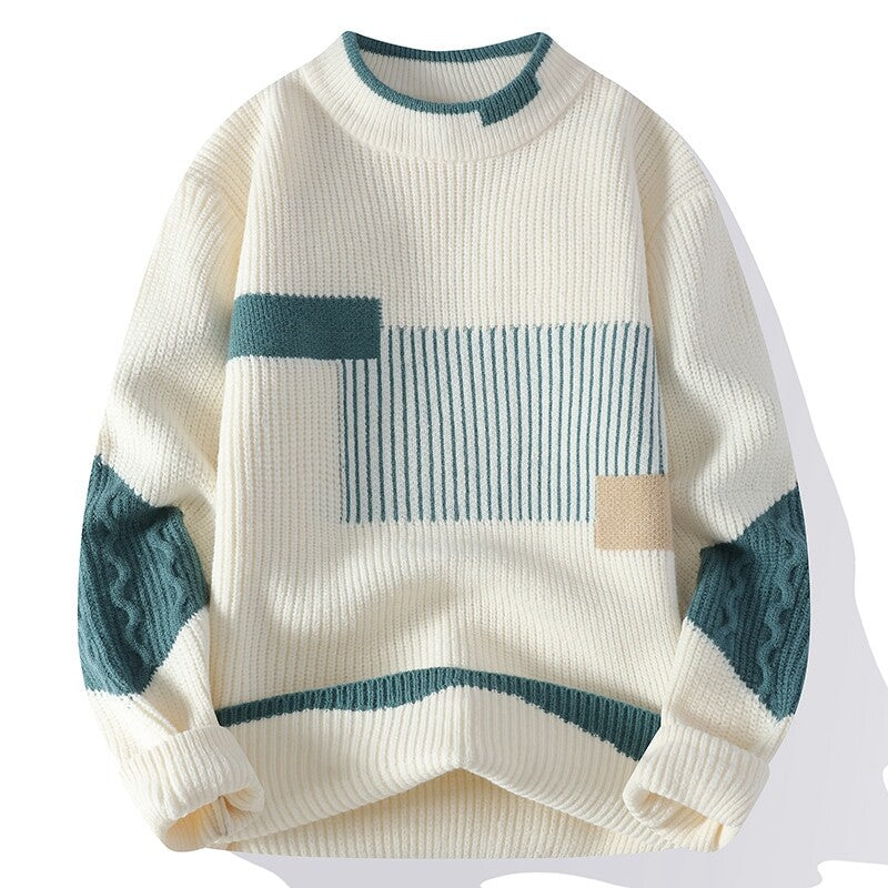 Pull décontracté en tricot pour homme