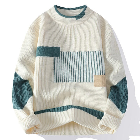 Pull décontracté en tricot pour homme
