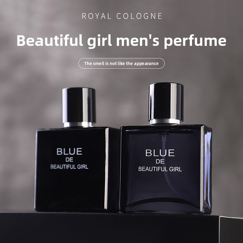 Belle fille parfum bleu