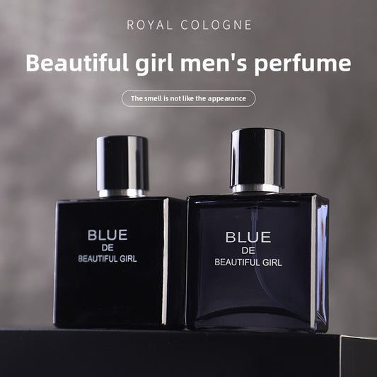 Belle fille parfum bleu