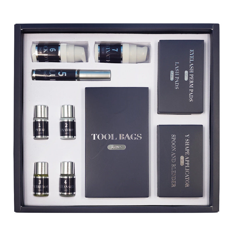 Kit professionnel de permanente pour cils et de teinture pour sourcils