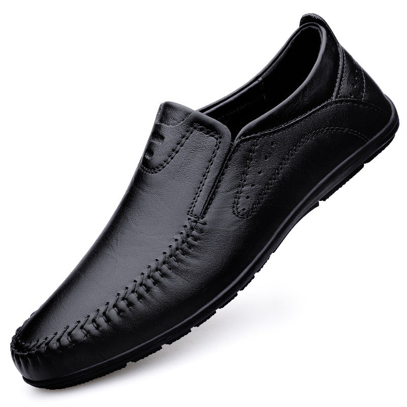 Chaussures de conduite en cuir pour hommes