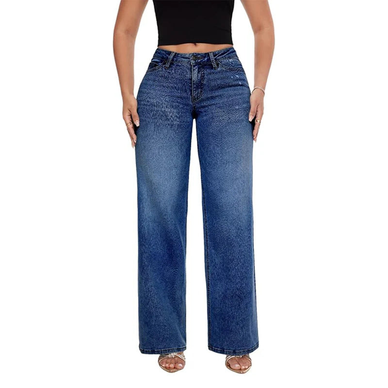jeans à jambes larges