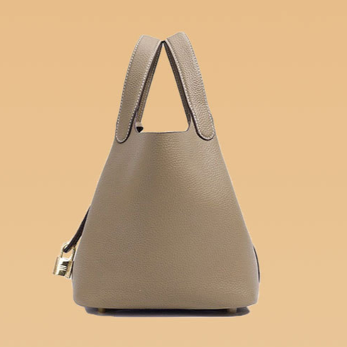Sac seau en cuir pour femme