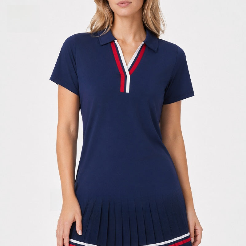 Polo à col pour femmes, respirant et à séchage rapide