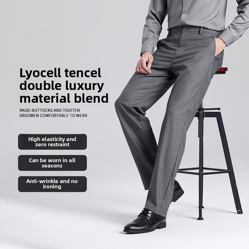 Pantalon droit décontracté pour hommes
