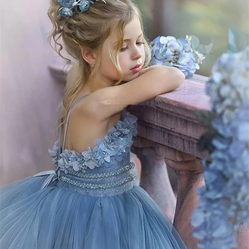 Robe de princesse à bretelles
