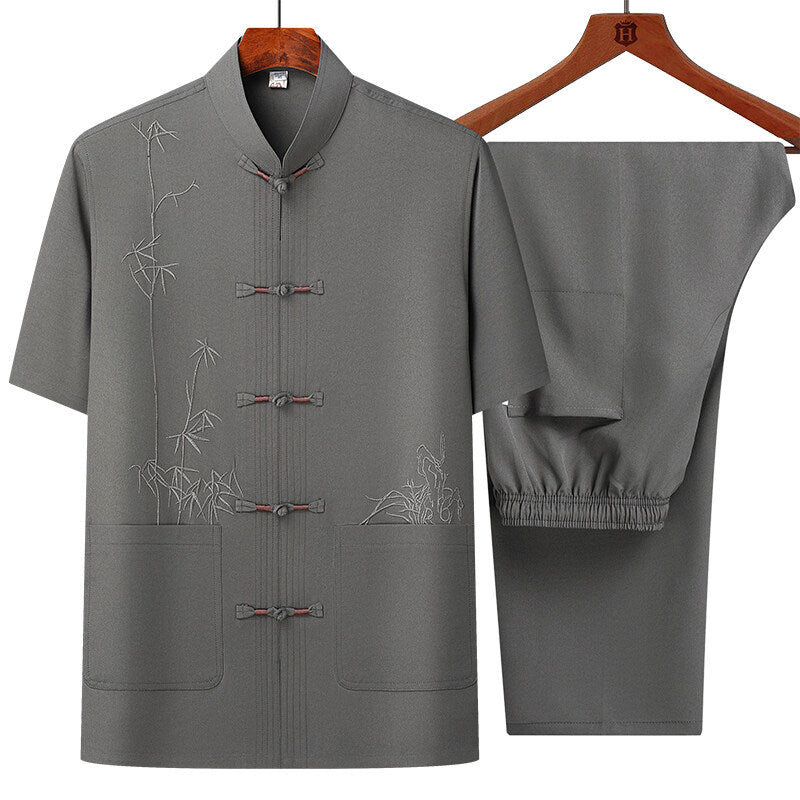 Habit Tang à broche de style chinois