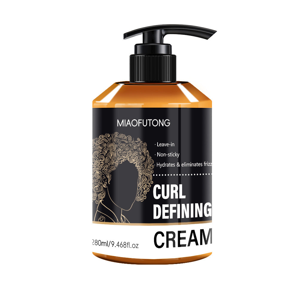 Crème Définissante de Boucles Élastiques pour Cheveux Naturellement Rebondissants