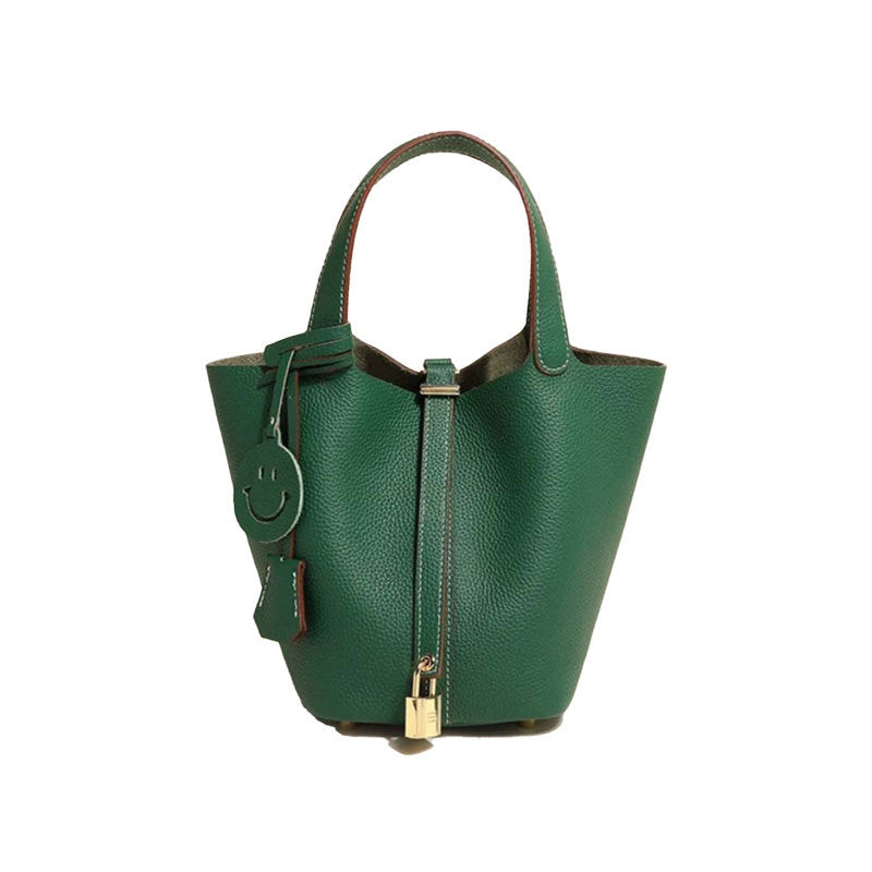 Sac seau en cuir pour femme