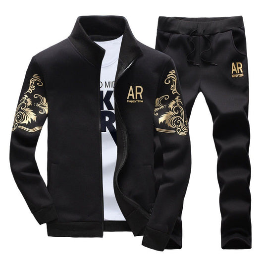 Ensemble Veste à Fermeture Éclair et Pantalon pour Hommes