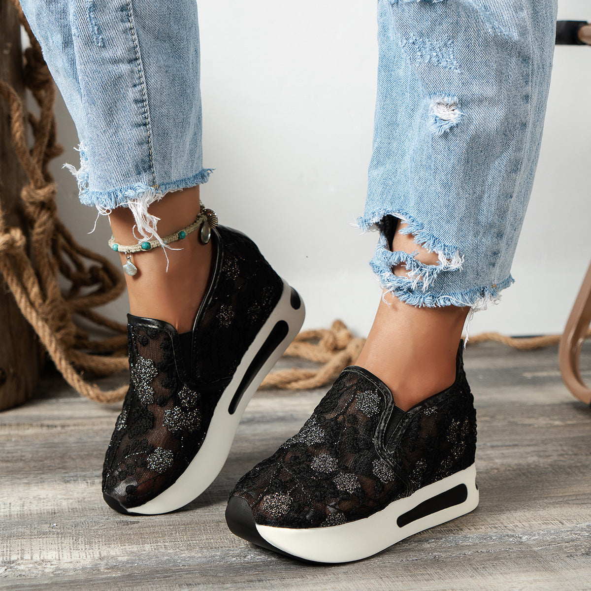 Chaussure décontractée respirante