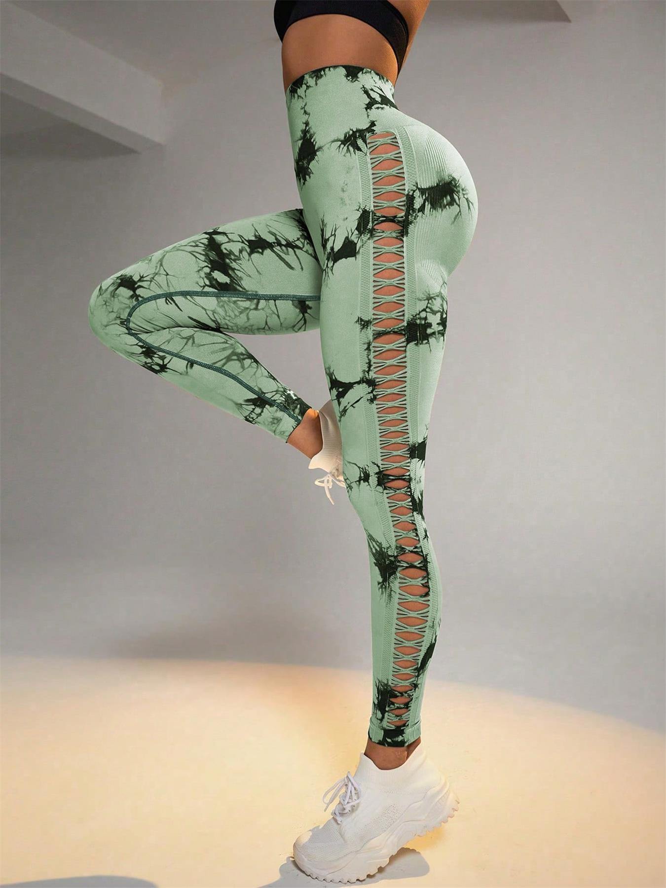 Leggings de yoga taille haute avec design qui remonte les fesses