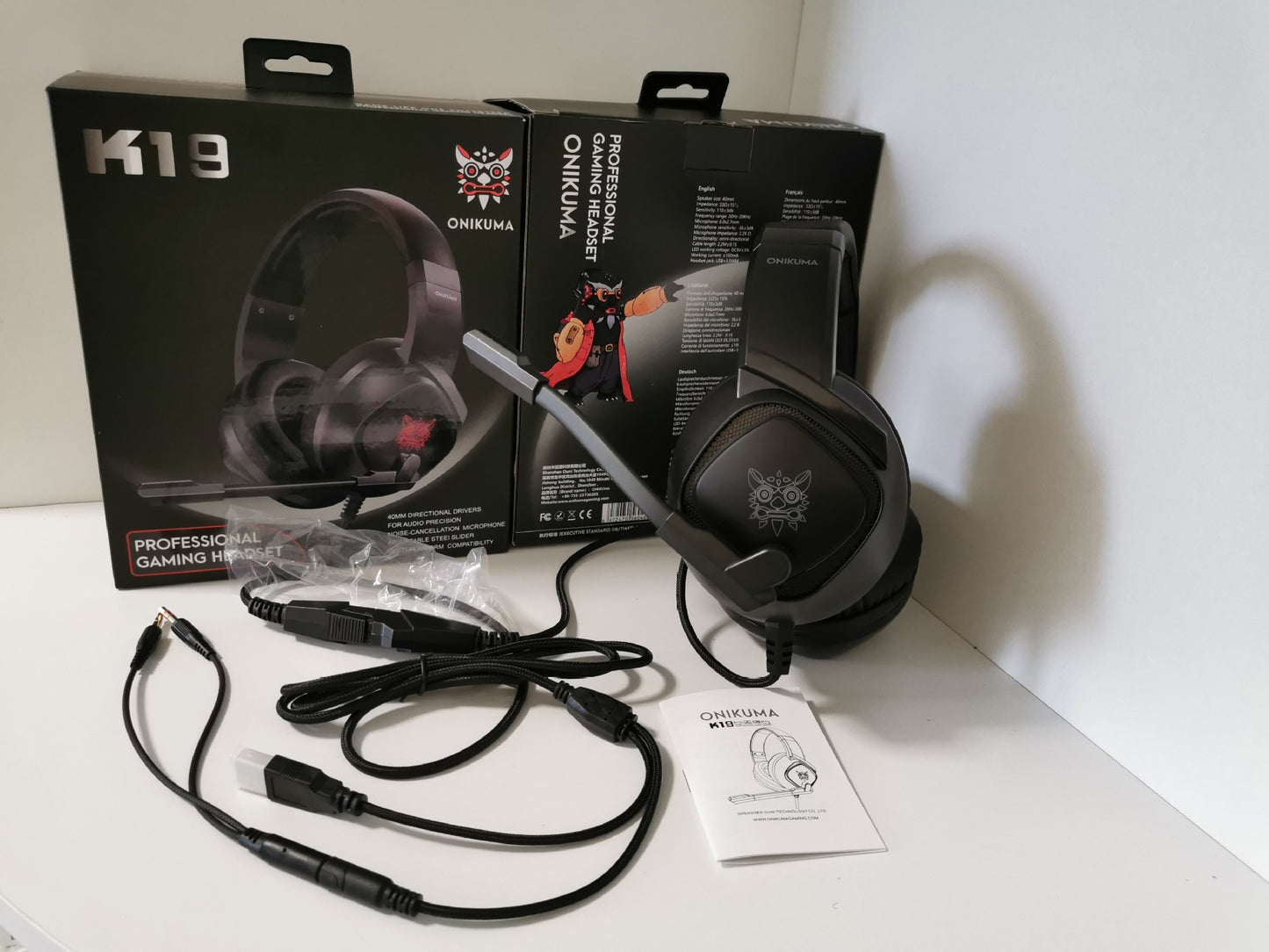 Casque de jeu ONIKUMA K19 RGB