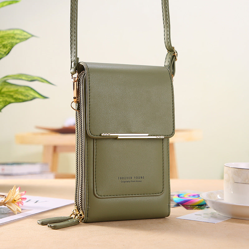 Sac bandoulière tactile pour téléphone