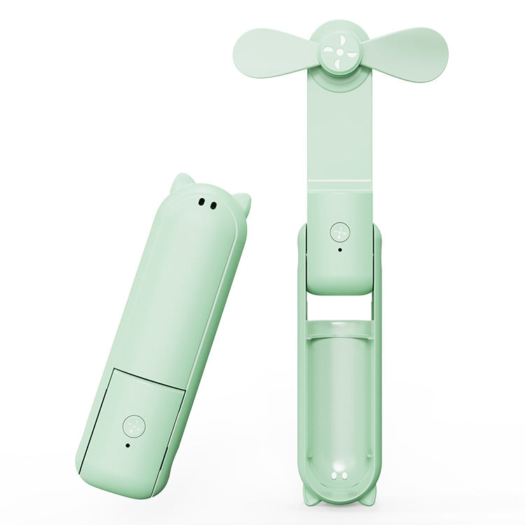 Ventilateur portable pliable a main avec power bank