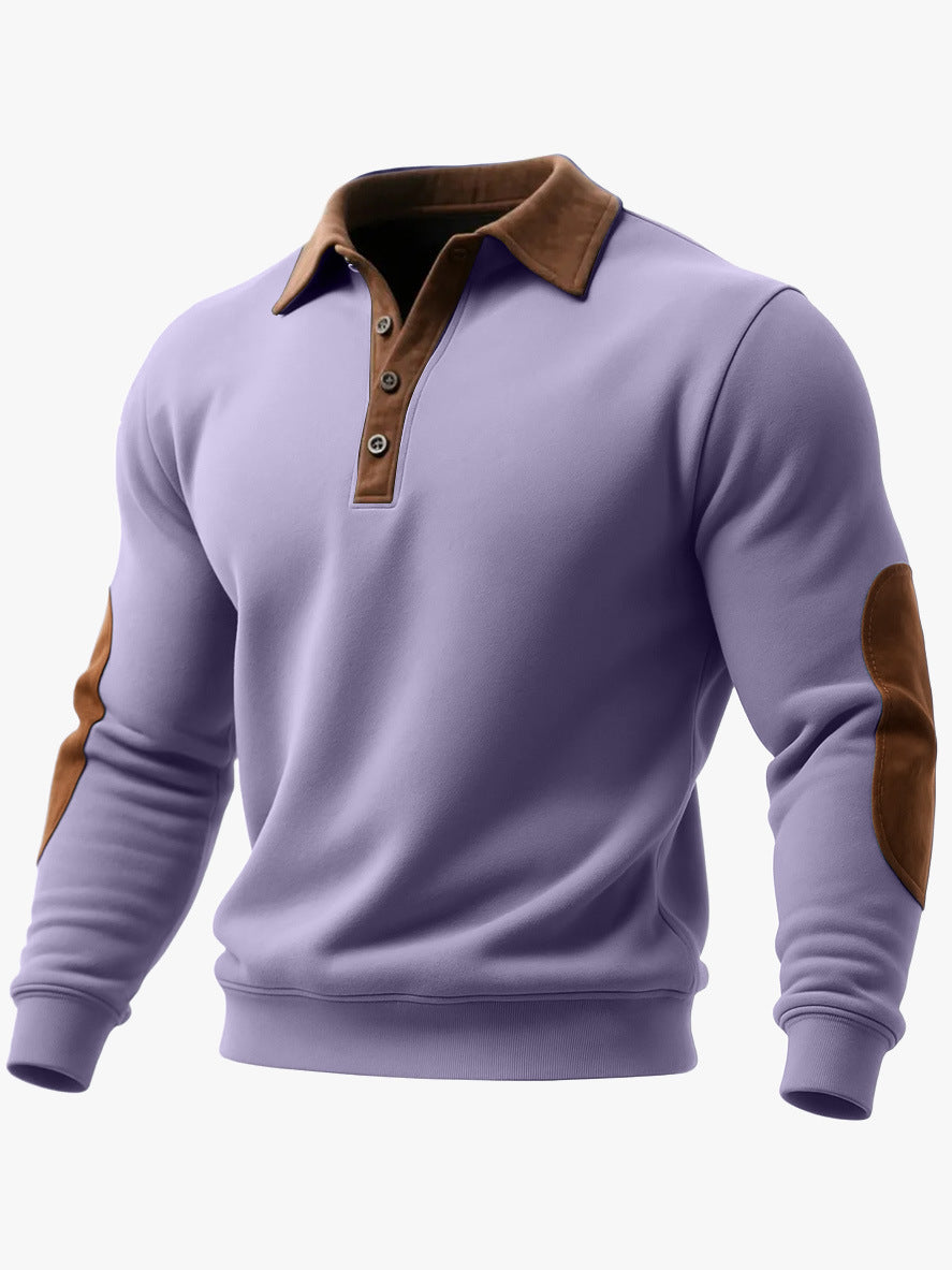 Sweat-shirt à demi-fermeture éclair