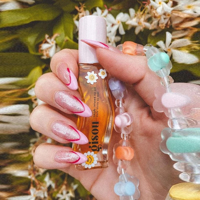 Huile de soin des lèvres au miel et gloss à lèvres