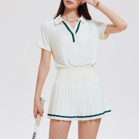 Polo à col pour femmes, respirant et à séchage rapide