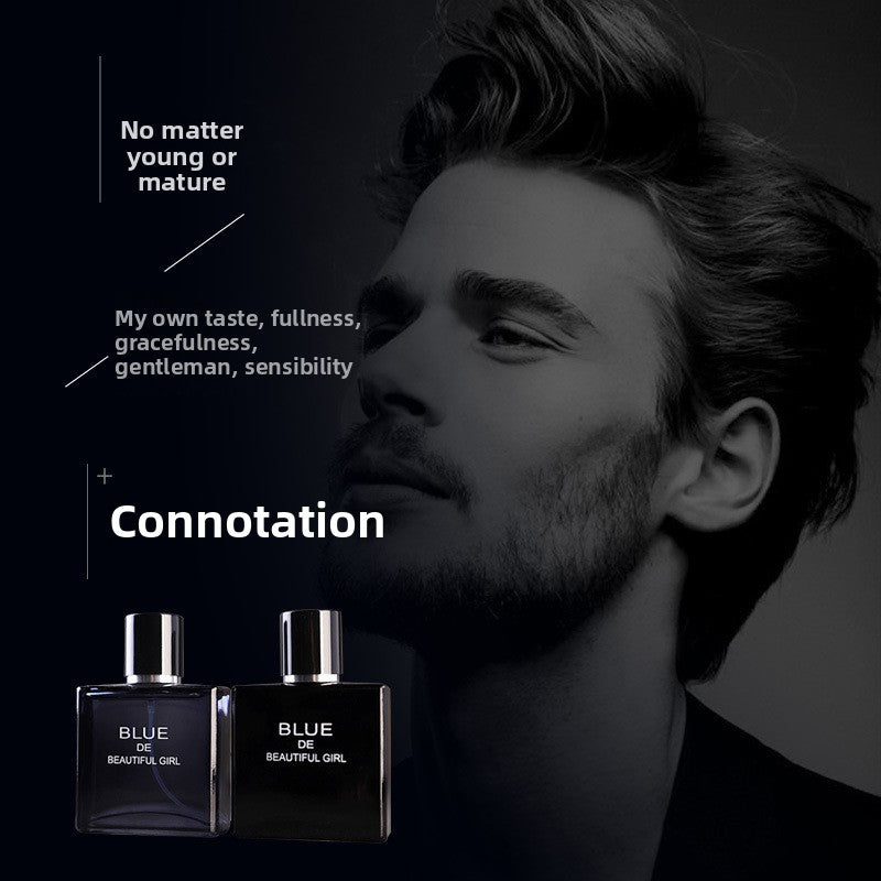 Belle fille parfum bleu