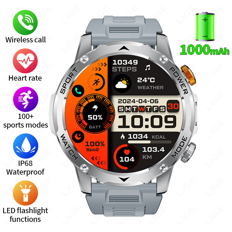Montre intelligente Bluetooth avec suivi de santé