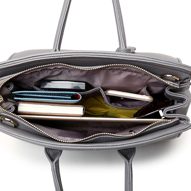 Sac à main tendance pour femme en cuir grainé