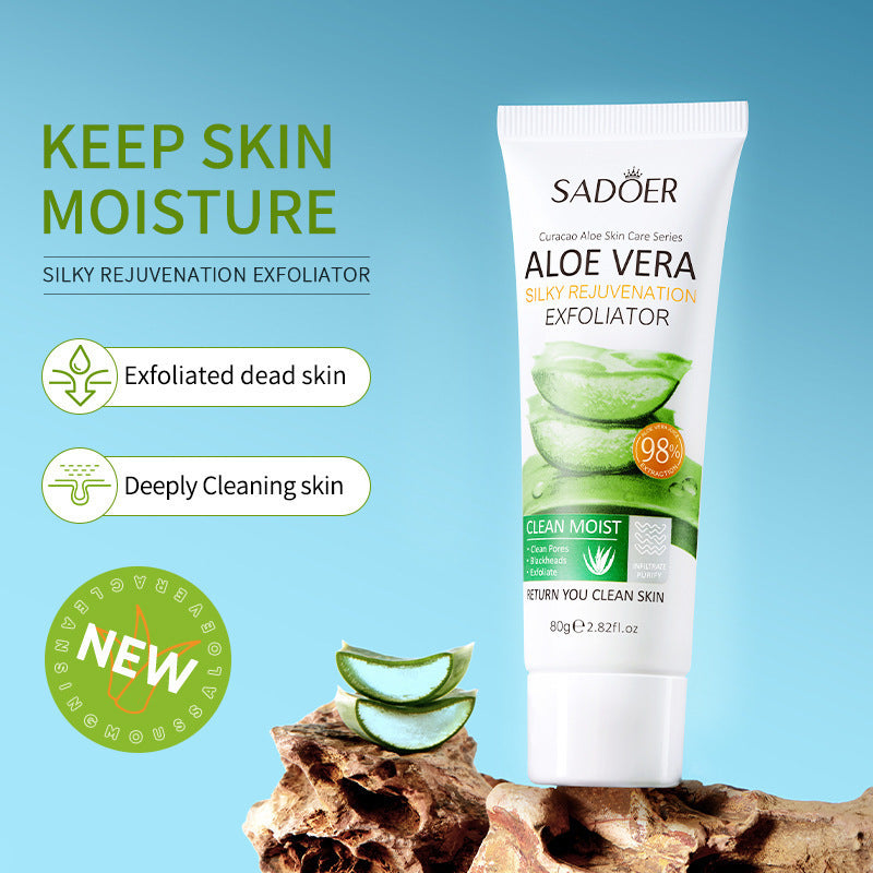 Set de soins pour la peau à l'aloé vera : nettoyant, hydratant, nourrissant