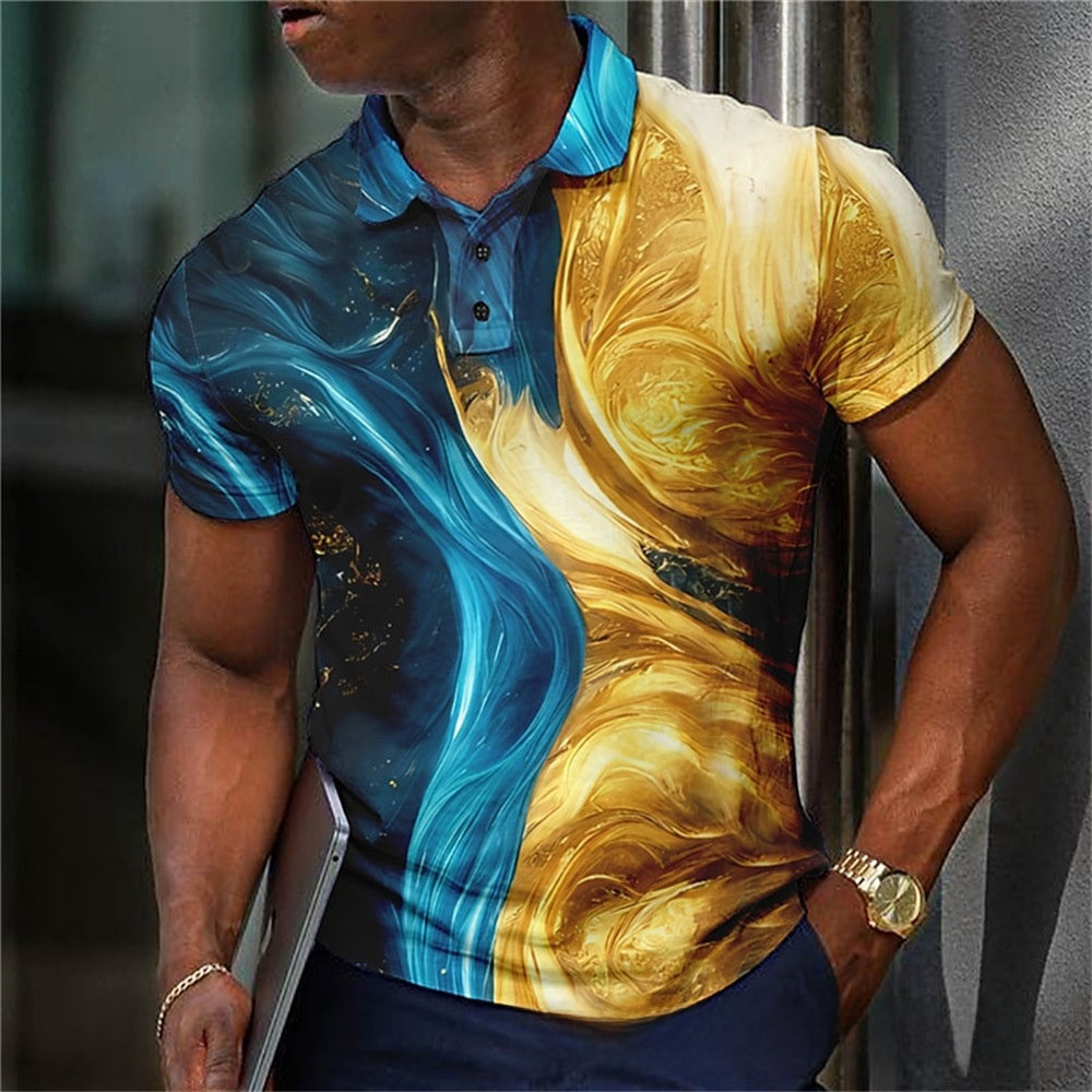 Polo à revers imprimé en 3D personnalisable