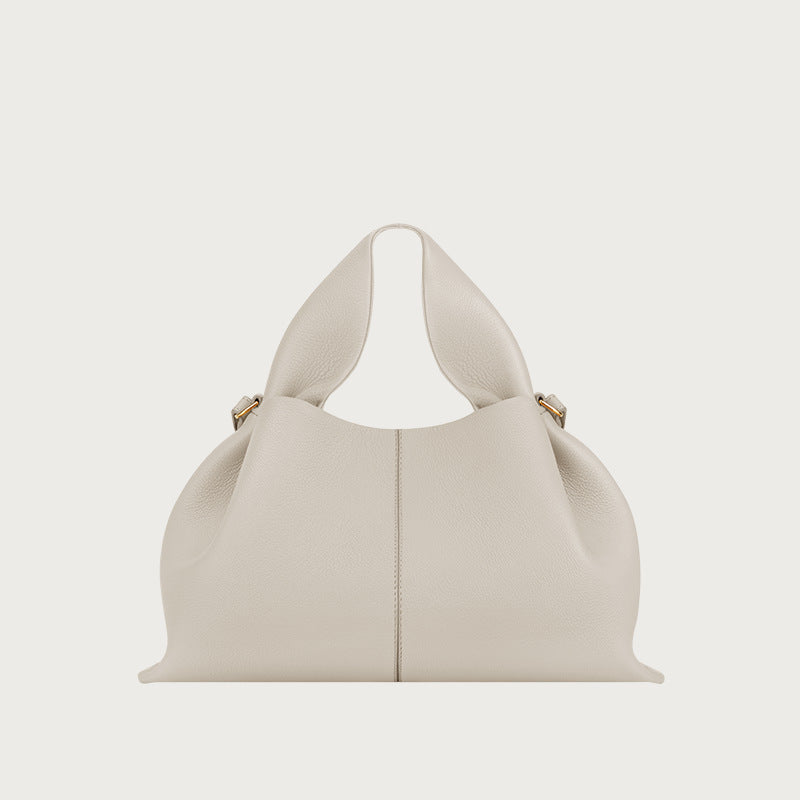 Sac bandoulière en cuir véritable à motif raviolis