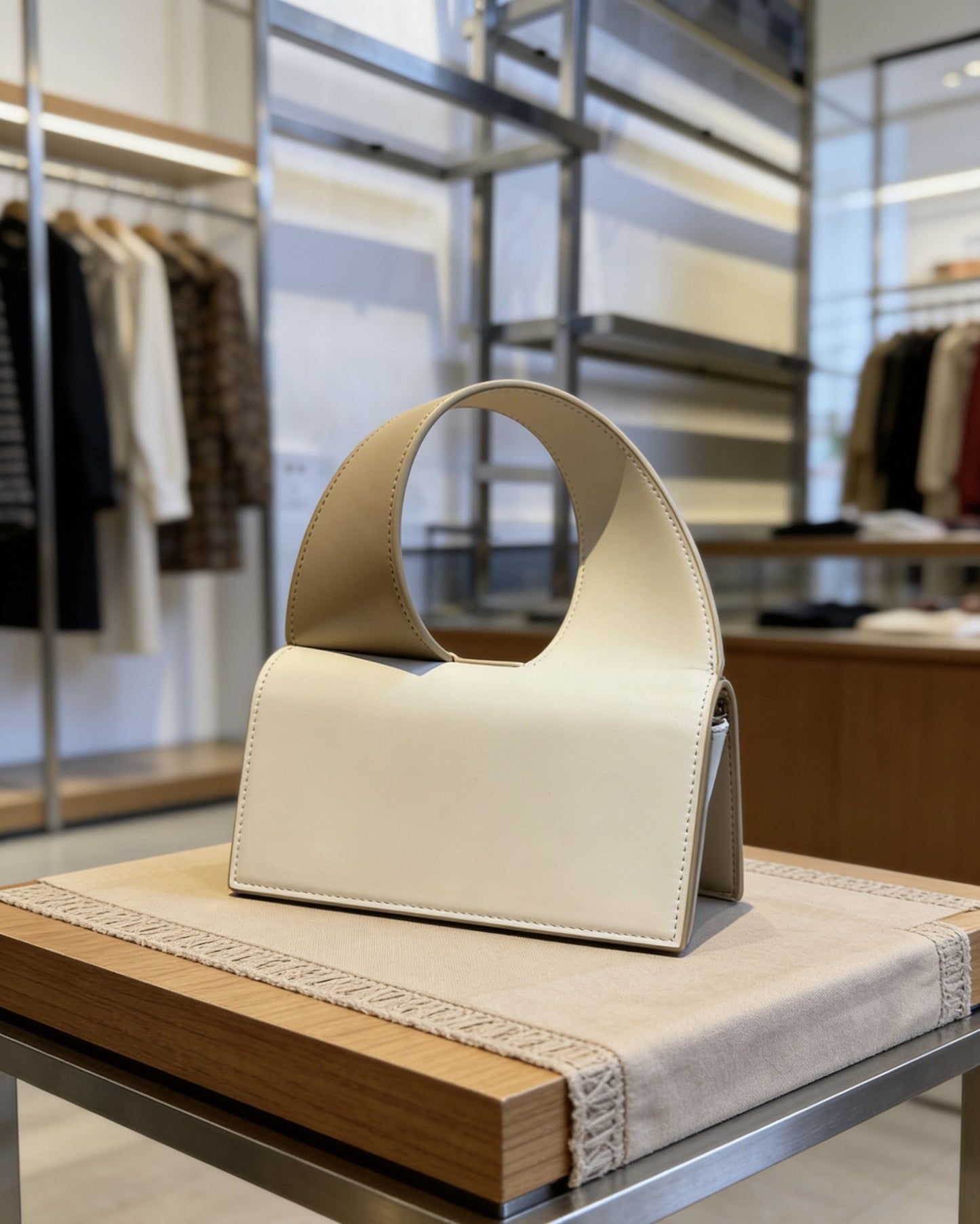 Sac bandoulière tendance à couleurs contrastées