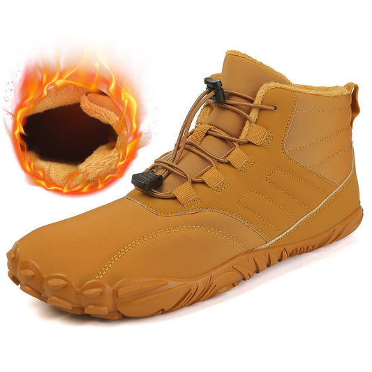 Bottes d'hiver imperméables avec doublure en polaire