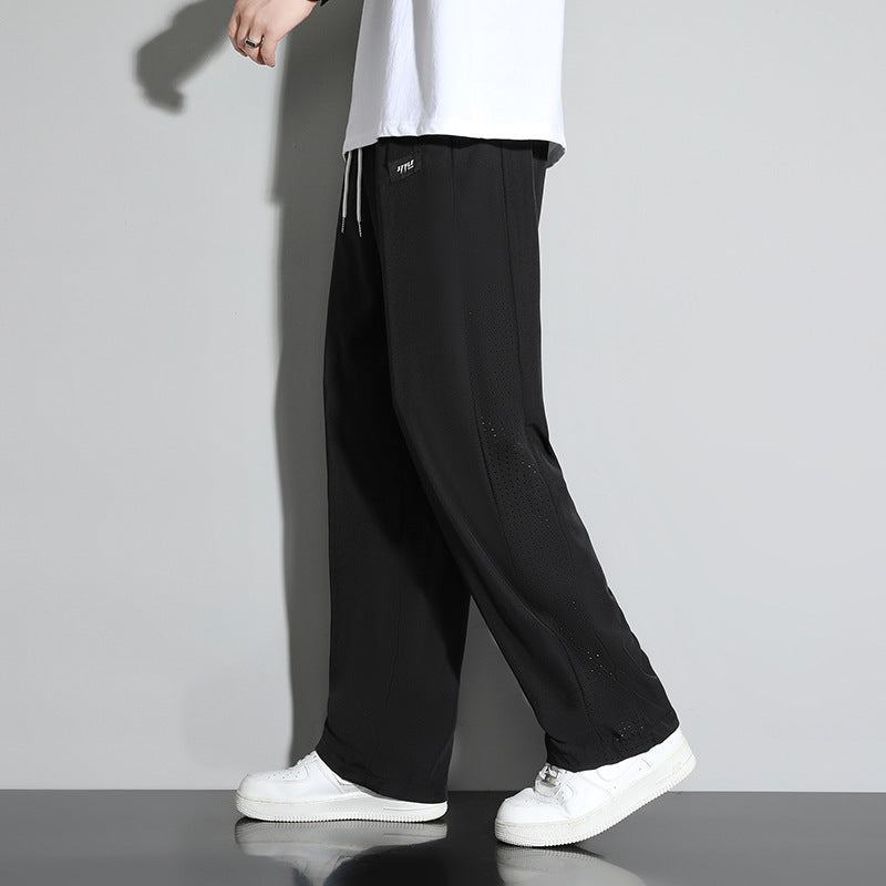 Pantalon décontracté avec poches zippées