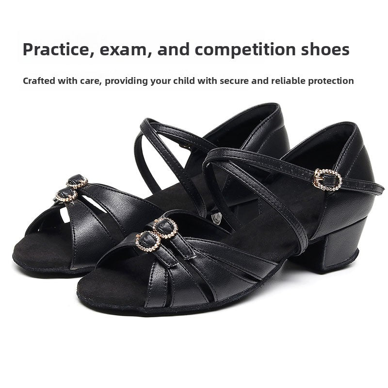 Chaussures de danse latine pour filles