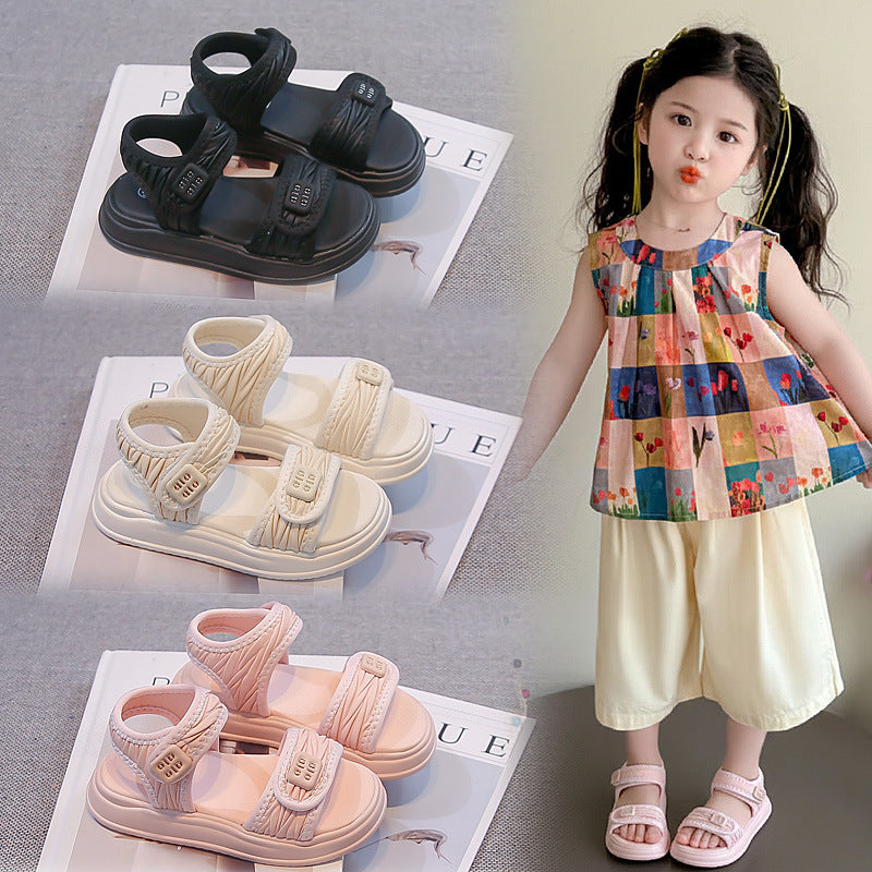 Sandales à semelle souple pour filles