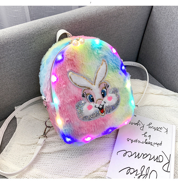 Sac à dos en peluche
