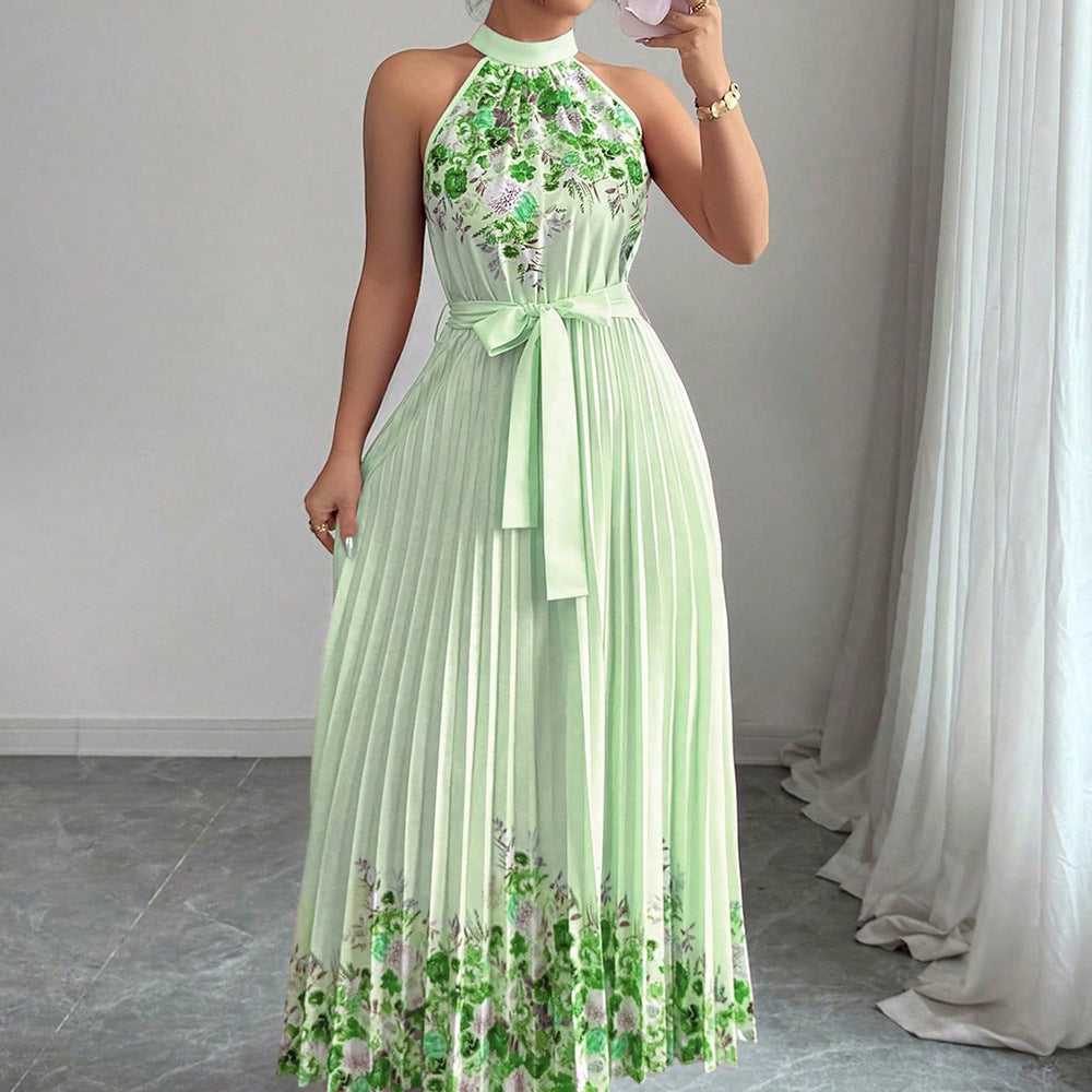 Robe à manches longues en dentelle ajourée