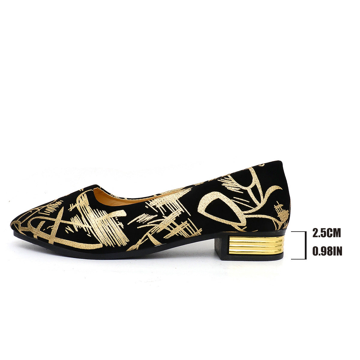 Chaussures tendance pour femmes à bout pointu et talon épais