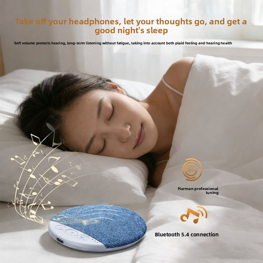 Oreiller avec enceinte Bluetooth et bruit blanc pour dormir