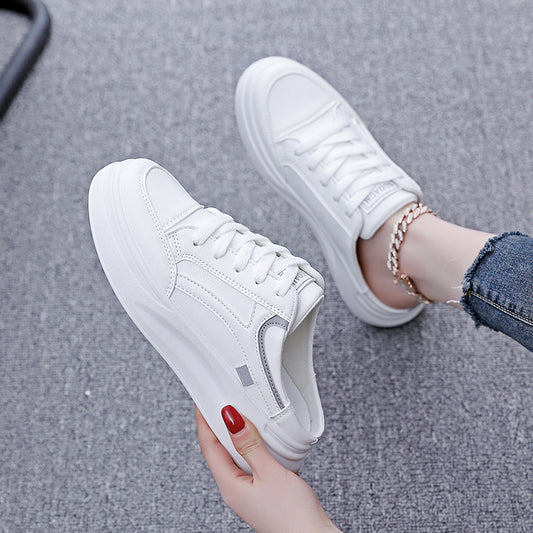 Chaussures :Baskets compensées décontractées pour femmes
